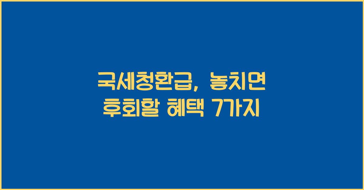 국세청환급