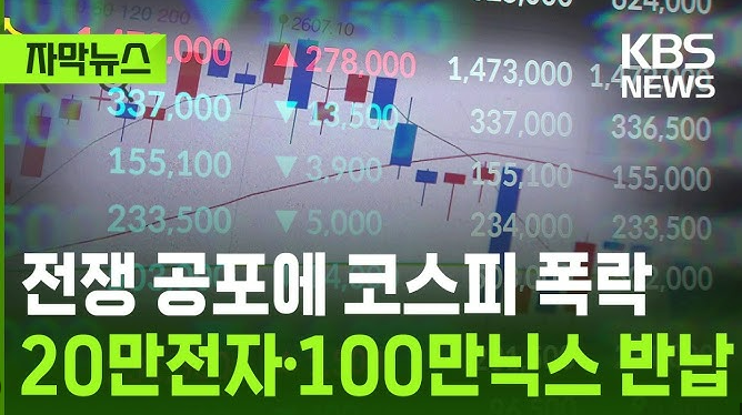 코스피 폭락