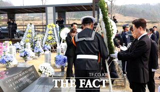 서해수호의 날이란 기념식 이재명 영웅 추모