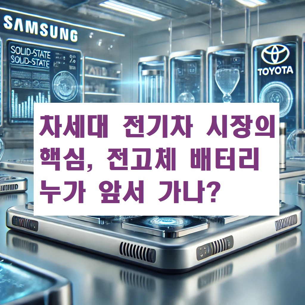 차세대 전기차 시장의 핵심, 전고체 배터리 누가 앞서 가나?