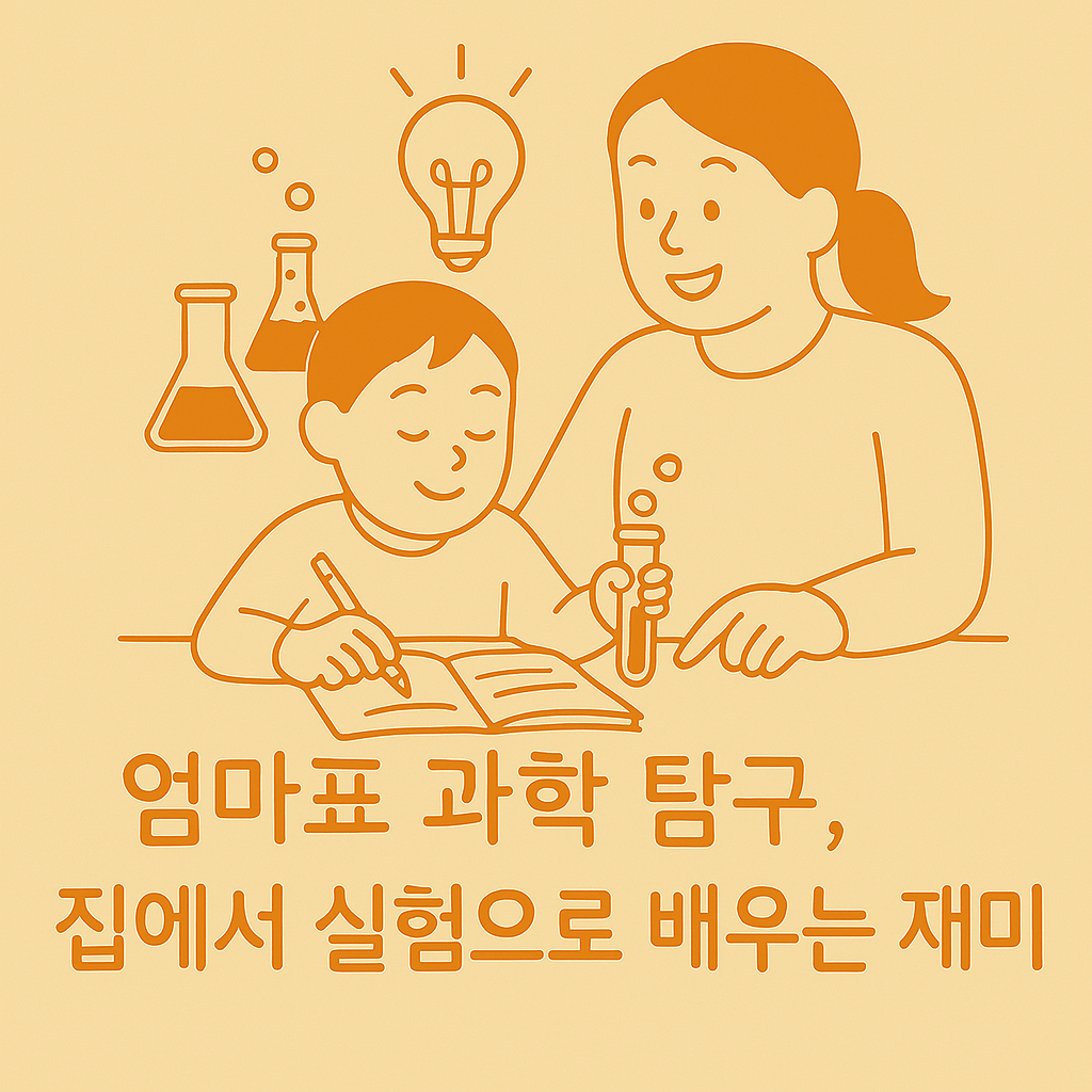 엄마표 과학 탐구, 집에서 실험으로 배우는 재미