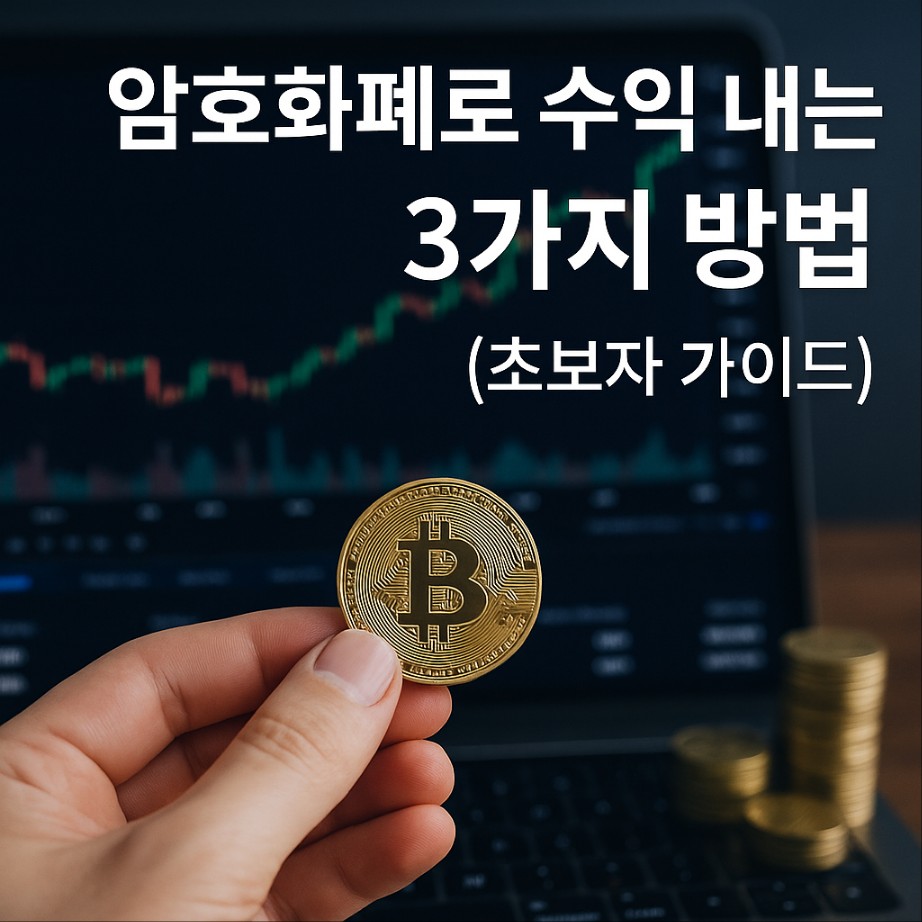 암호화폐로 수익 내는 3가지 방법 (초보자 가이드)거래 · 스테이킹 · 디파이 완벽 정리