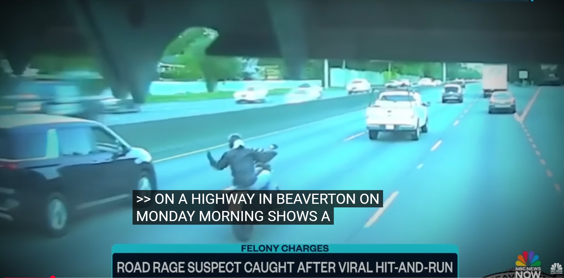 오리건주 오토바이 뺑소니 사건