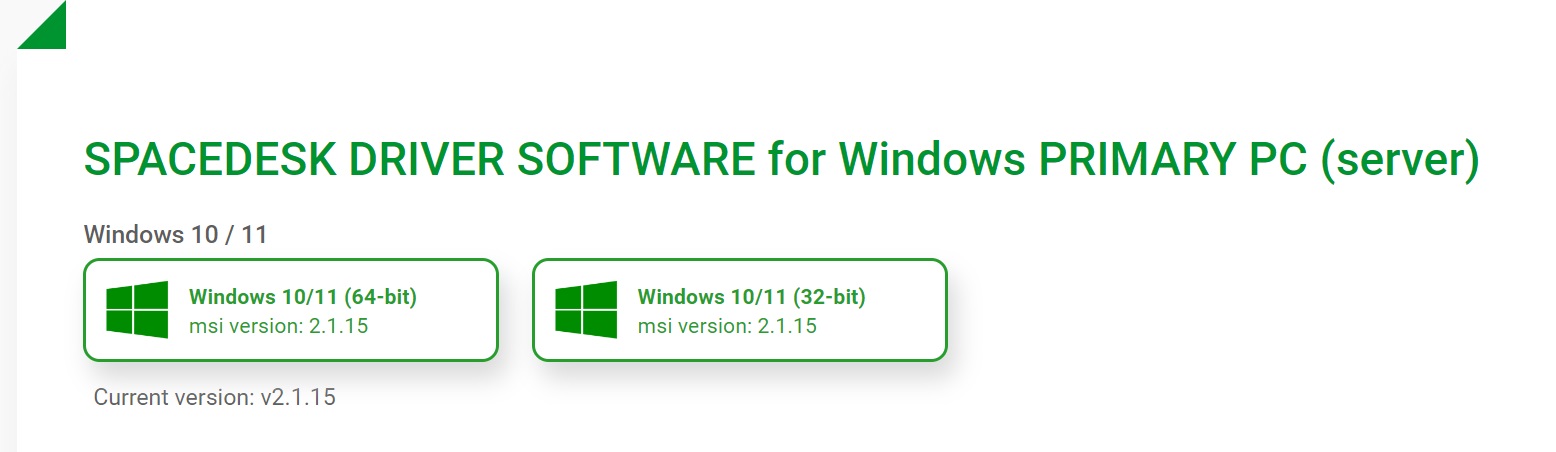 스페이스데스크 다운로드 화면