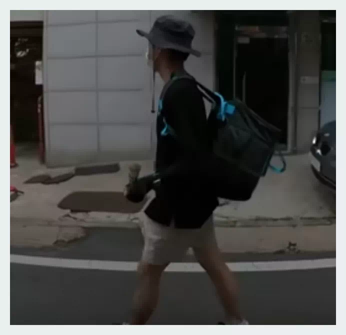 쿠팡이츠 걸어서 배달