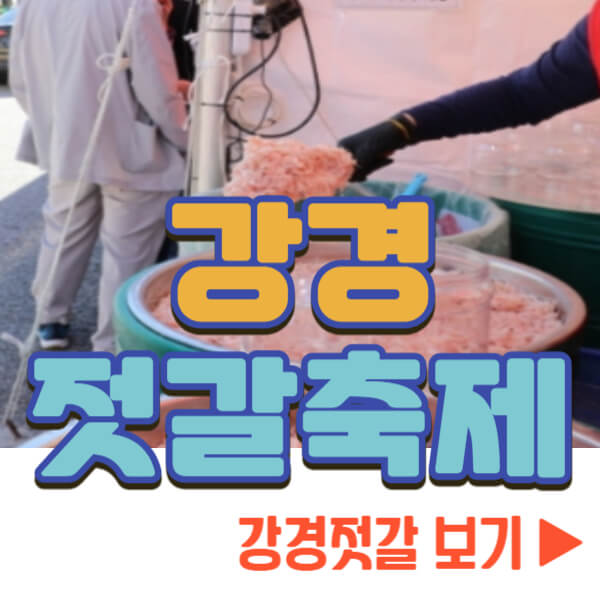 강경젓갈축제 강경젓갈보기