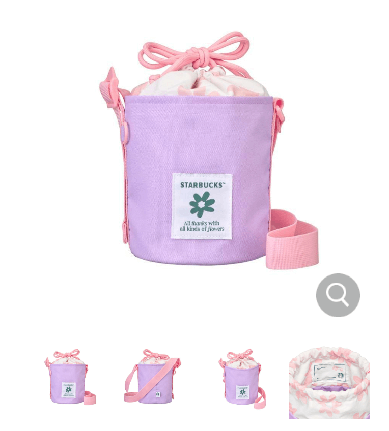 땡스 플라워 미니 크로스백