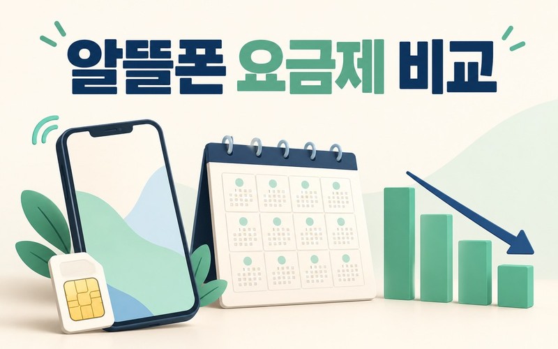 알뜰폰 요금제 비교 2026년 10월 12개월 총비용 기준 선택 가이드