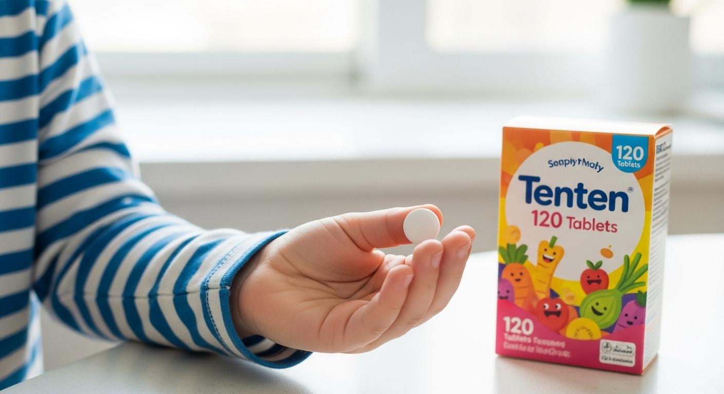 어린이 영양제 텐텐 120정