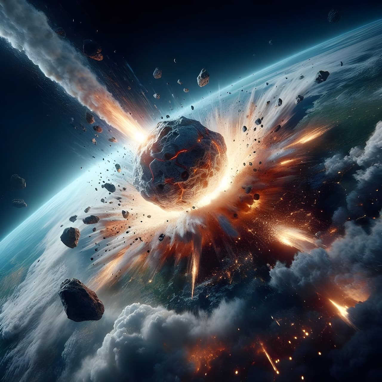 소행성 충돌 에너지의 행성 환경 변화에 대한 시뮬레이션 연구