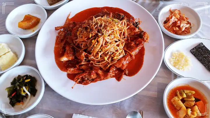 백반기행 모듬생선찜 문희경 편 장치 가오리 생선찜 대구뽈찜 울진 맛집 소개
