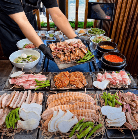고잔동 맛집 "육장장이 짚불회관" 음식사진