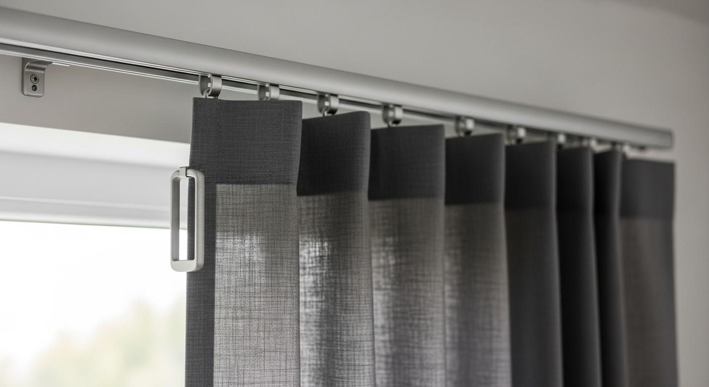 무타공 커튼레일