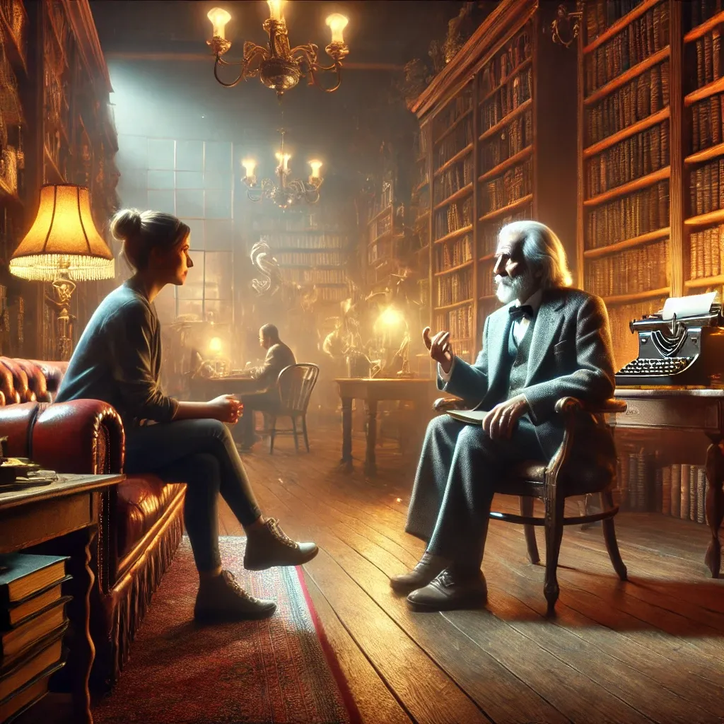 작가에게 조언을 받는 꿈