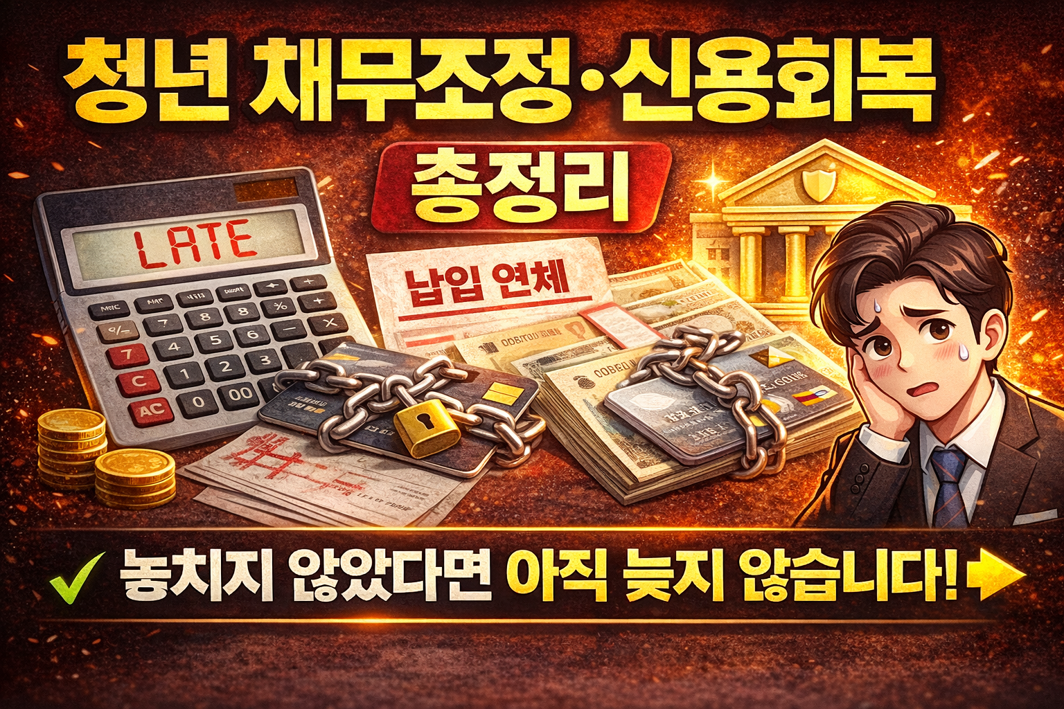 청년 채무조정 및 신용회복 지원 제도 총정리