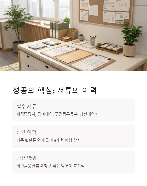 성공의 핵심 서류와 이력