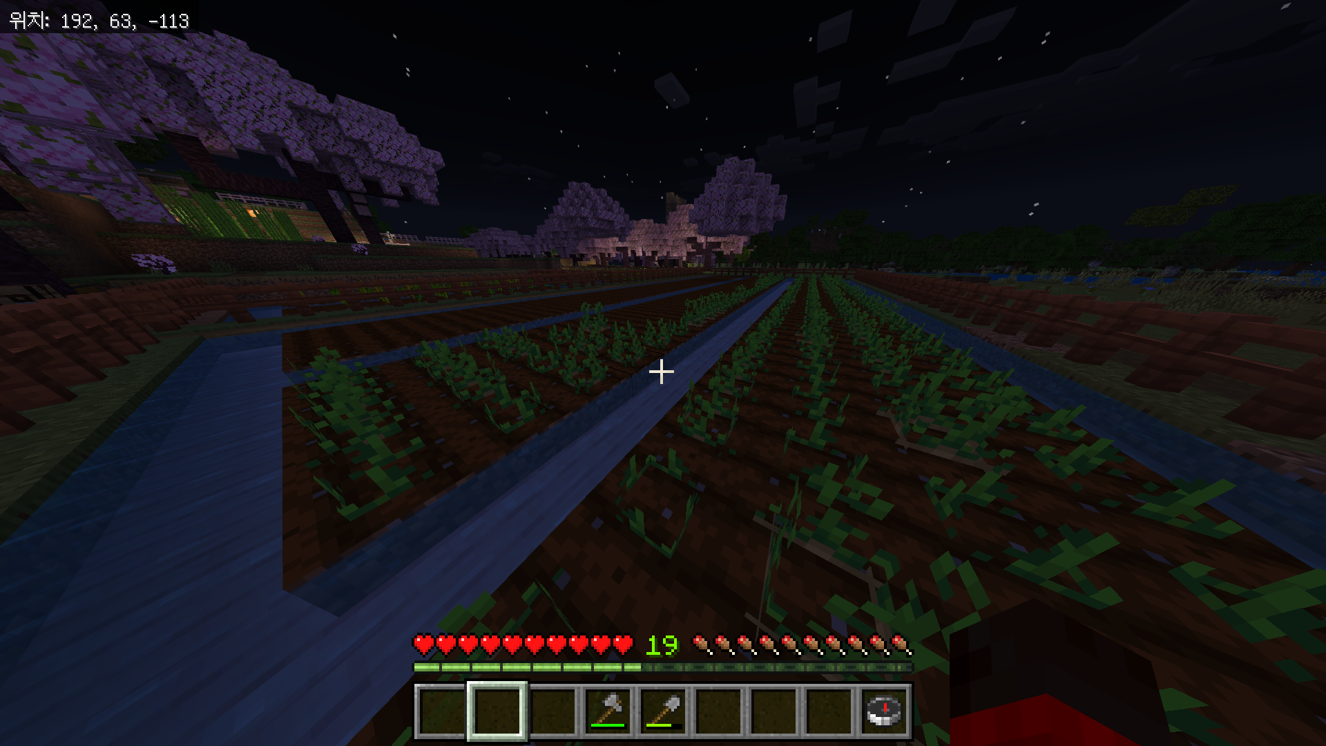 마인크래프트 감자 심는 방법, 감자 농장 만들기