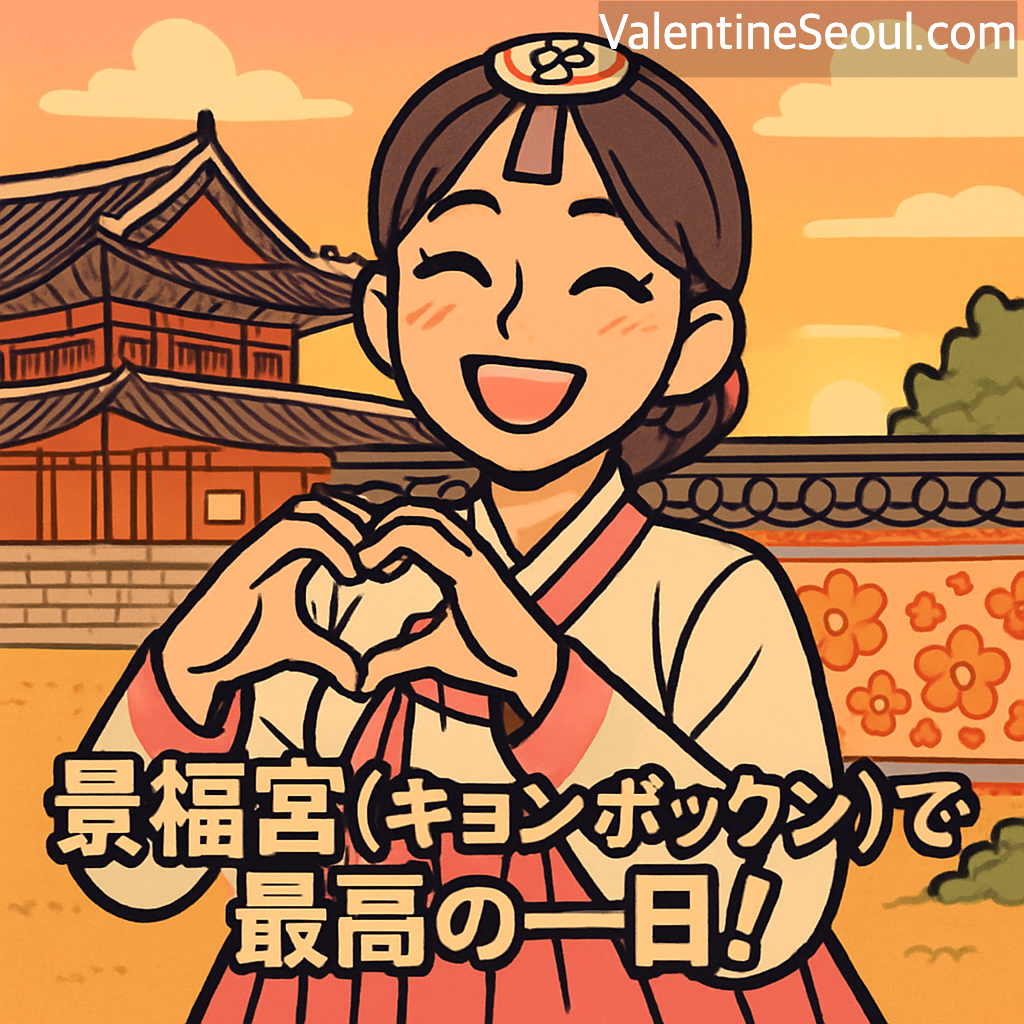 景福宮(キョンボックン)で最高の一日！
忘れられない思い出作り成功！