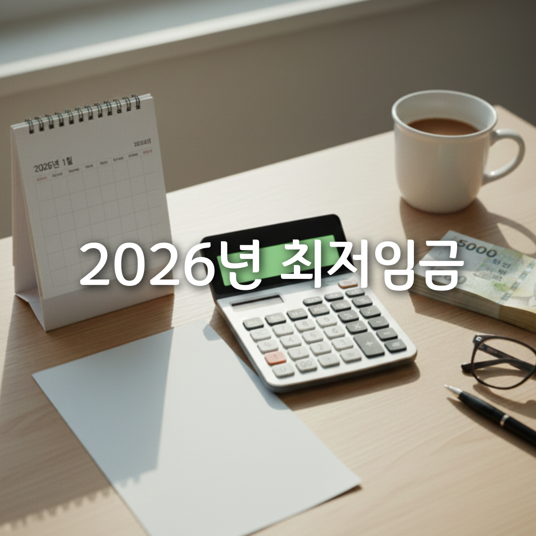 2026년 최저시급 확정! 월급 얼마 받을까 계산법까지 총정리💰