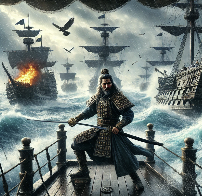 영화 '명량'과 '한산'과 관련된 이미지