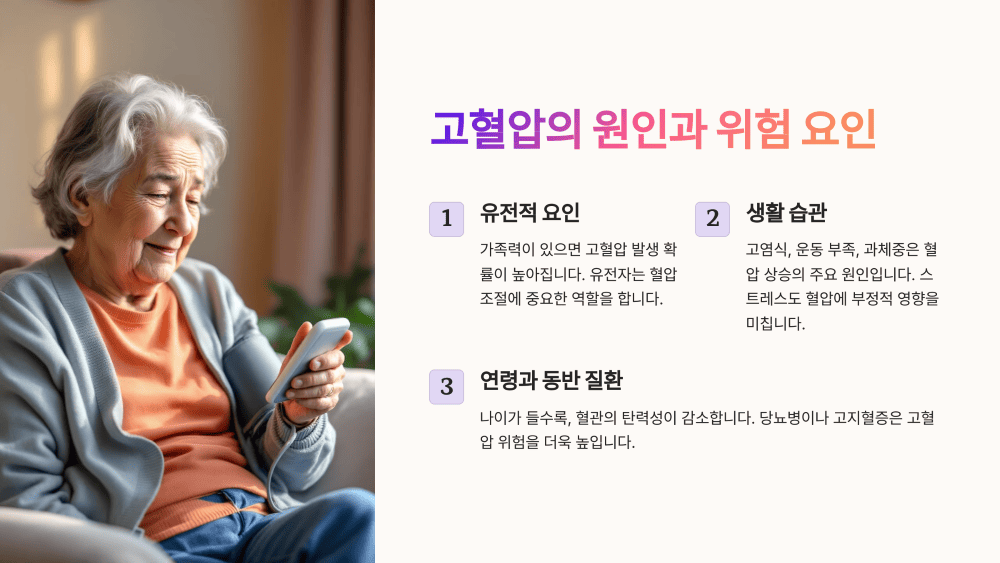 고혈압의 원인과 위험 요인