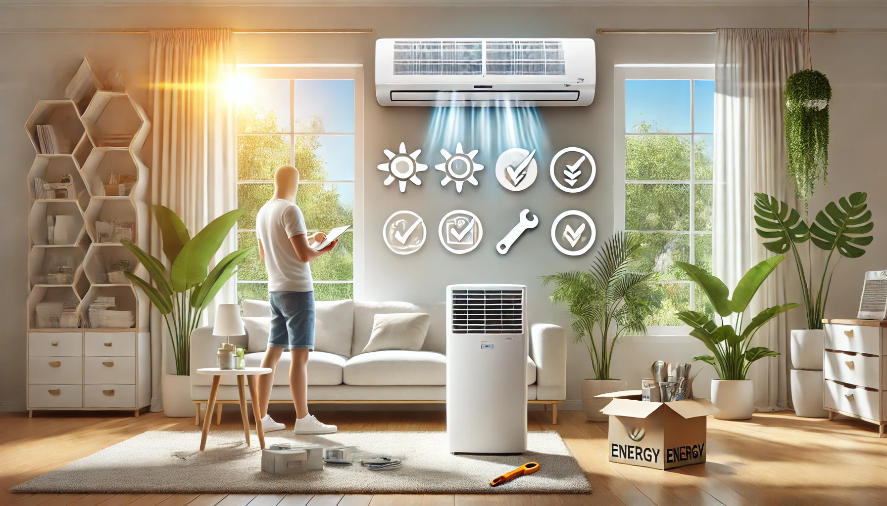여른철 에어컨 점검 관련 이미지