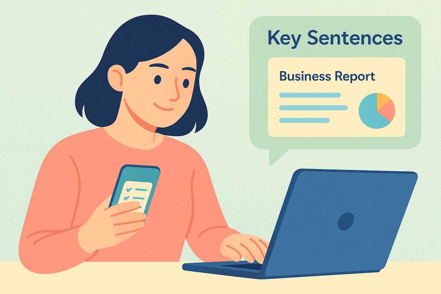 챗GPT로 업무 보고서에서 핵심 문장만 추출하는 스크립트 만들기