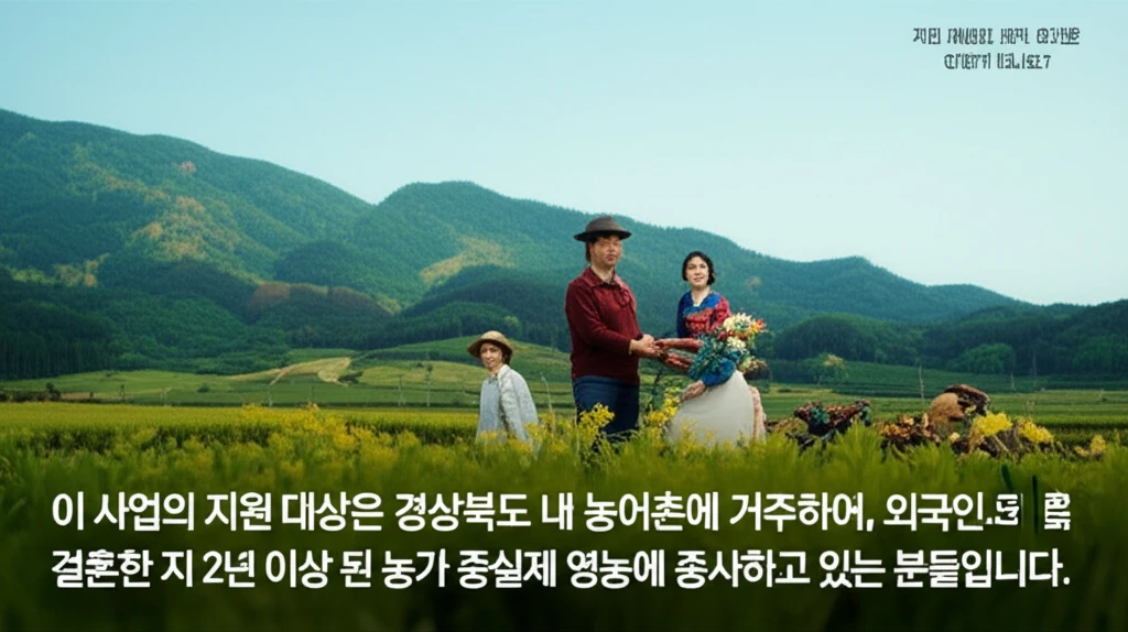 경상북도 2025 결혼이민자 농업인 ..