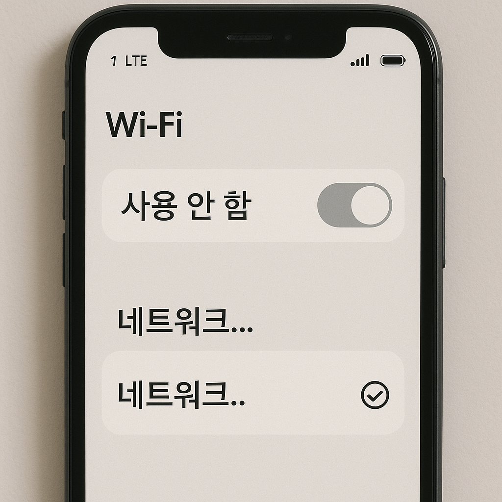 와이파이와 모바일 데이터 차이 이해