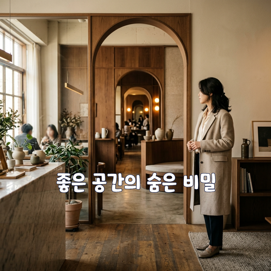 좋은 공간들이 한눈에 들어오지 않는 이유 설명