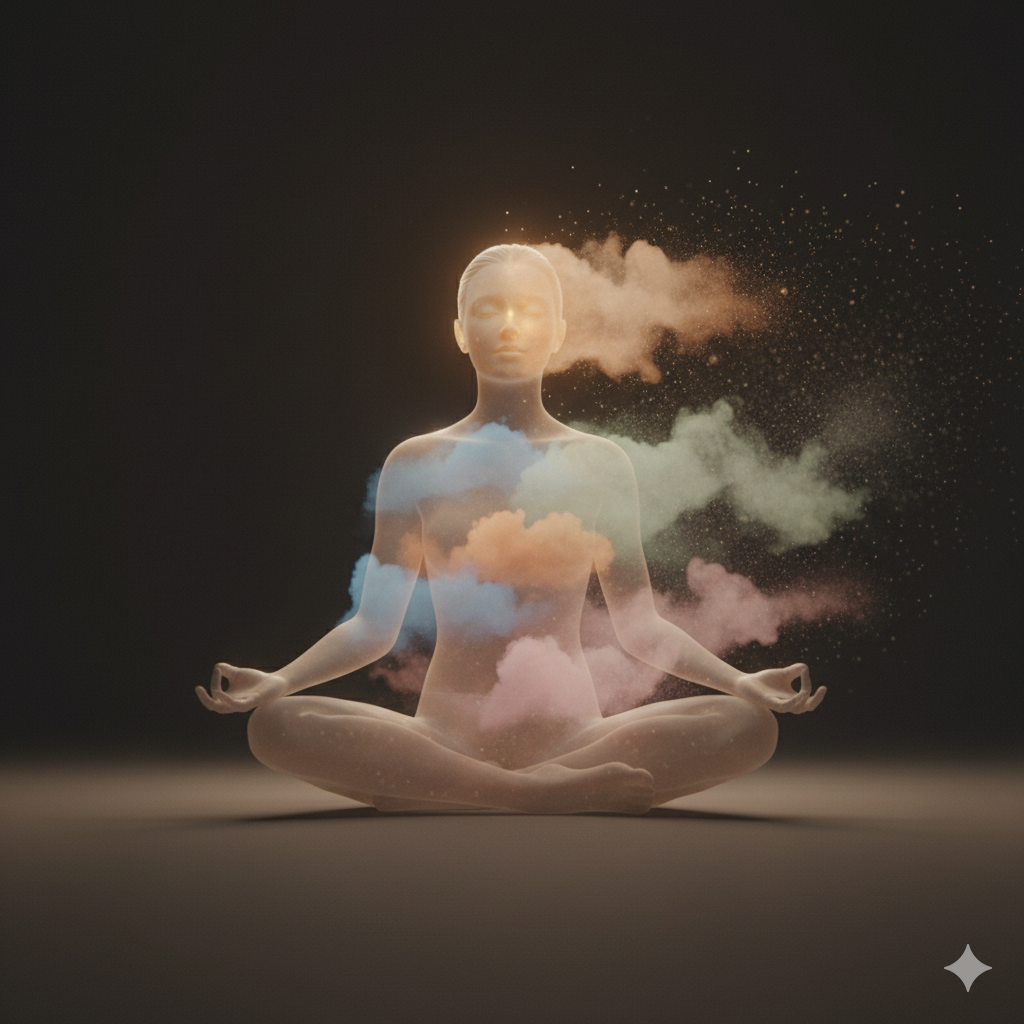 그다음, 그 감정을 분석하거나 해결하려고 하지 않고 충분히 느껴봅니다. 저항 없이, 판단 없이, 마치 파도가 지나가도록 허용하듯이 감정의 흐름을 따라갑니다.