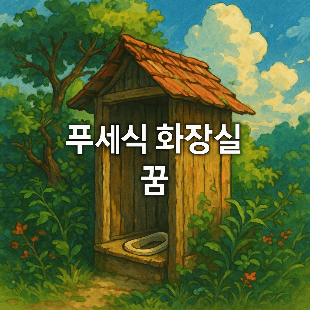 푸세식 화장실 꿈 해몽