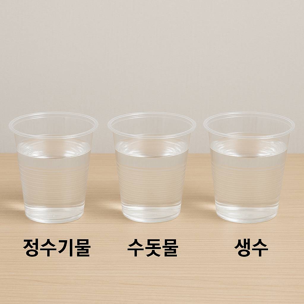 연수일수록 비누 거품이 잘 생기고 오래 유지된다