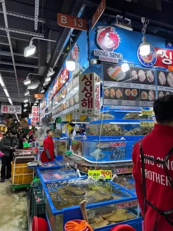 가락시장 맛집 회센터 수산시장 꽃게_24