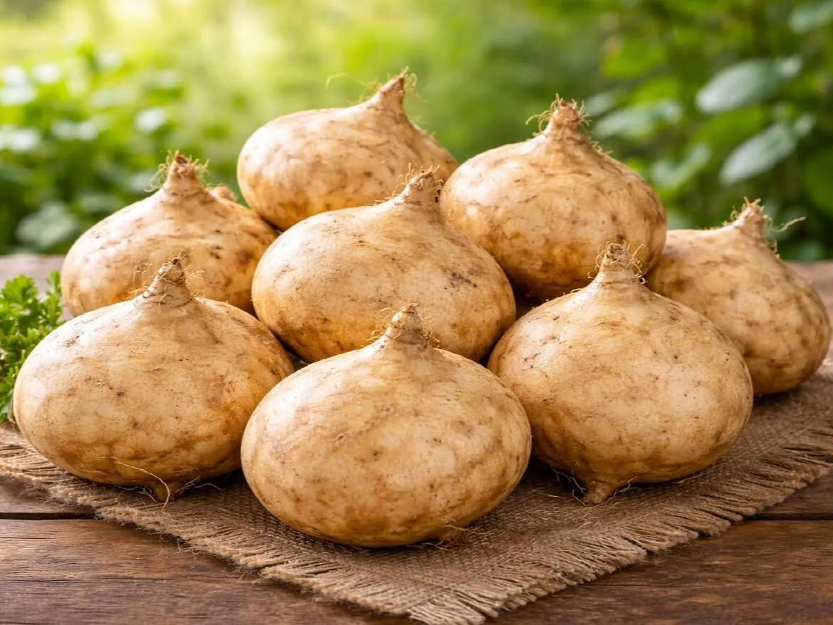 멕시코감자 수확