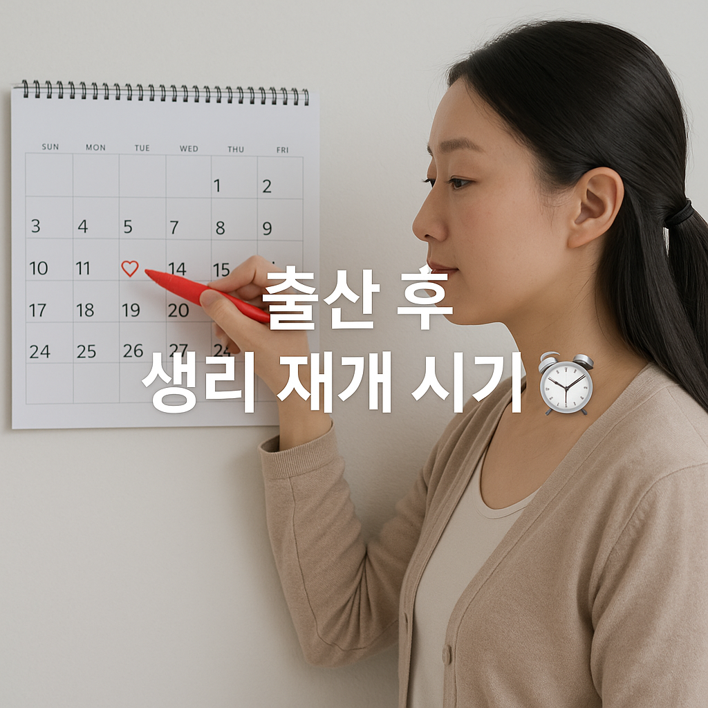 출산 후 생리 언제 다시 시작될까⏰ 모유수유 여부별 완벽 정리