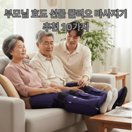 부모님 효도 선물 폴리오 마사지기 추천 10가지