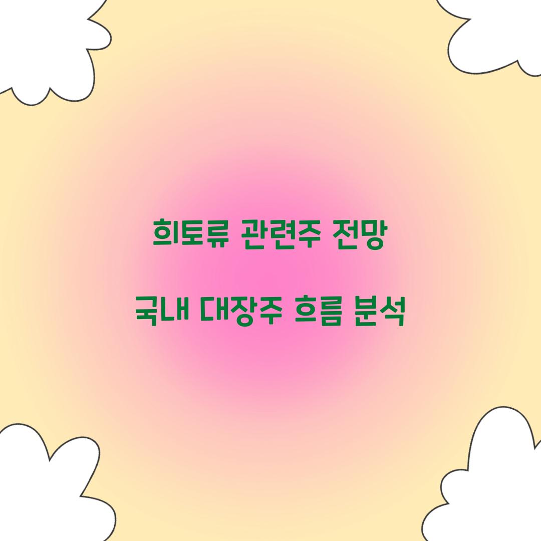 희토류 관련주 전망