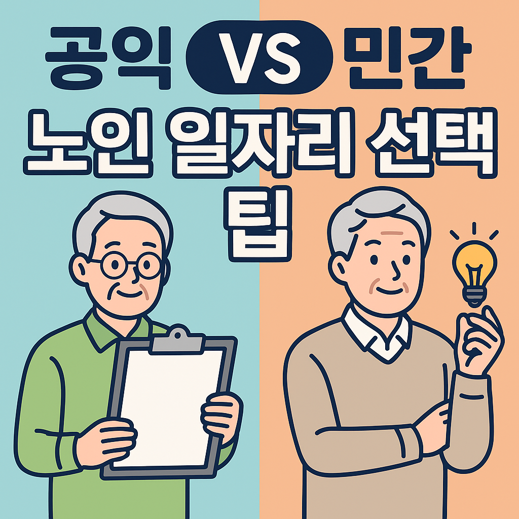 공익 VS 민간, 노인 일자리 선택 팁 관련 사진