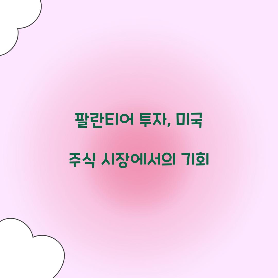 팔란티어 투자