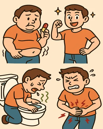 뱃살 빼는 약 효과와 부작용1