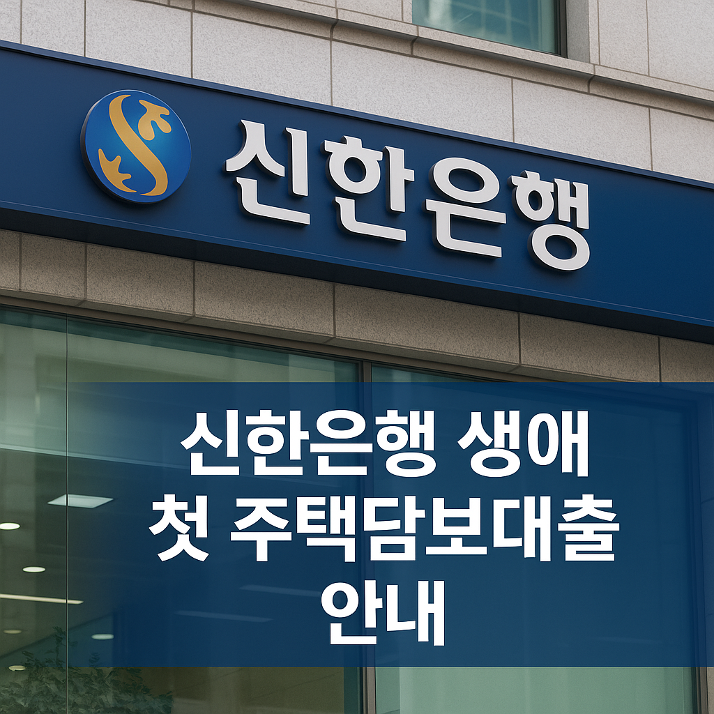 신한은행 생애 첫 주택담보대출 안내