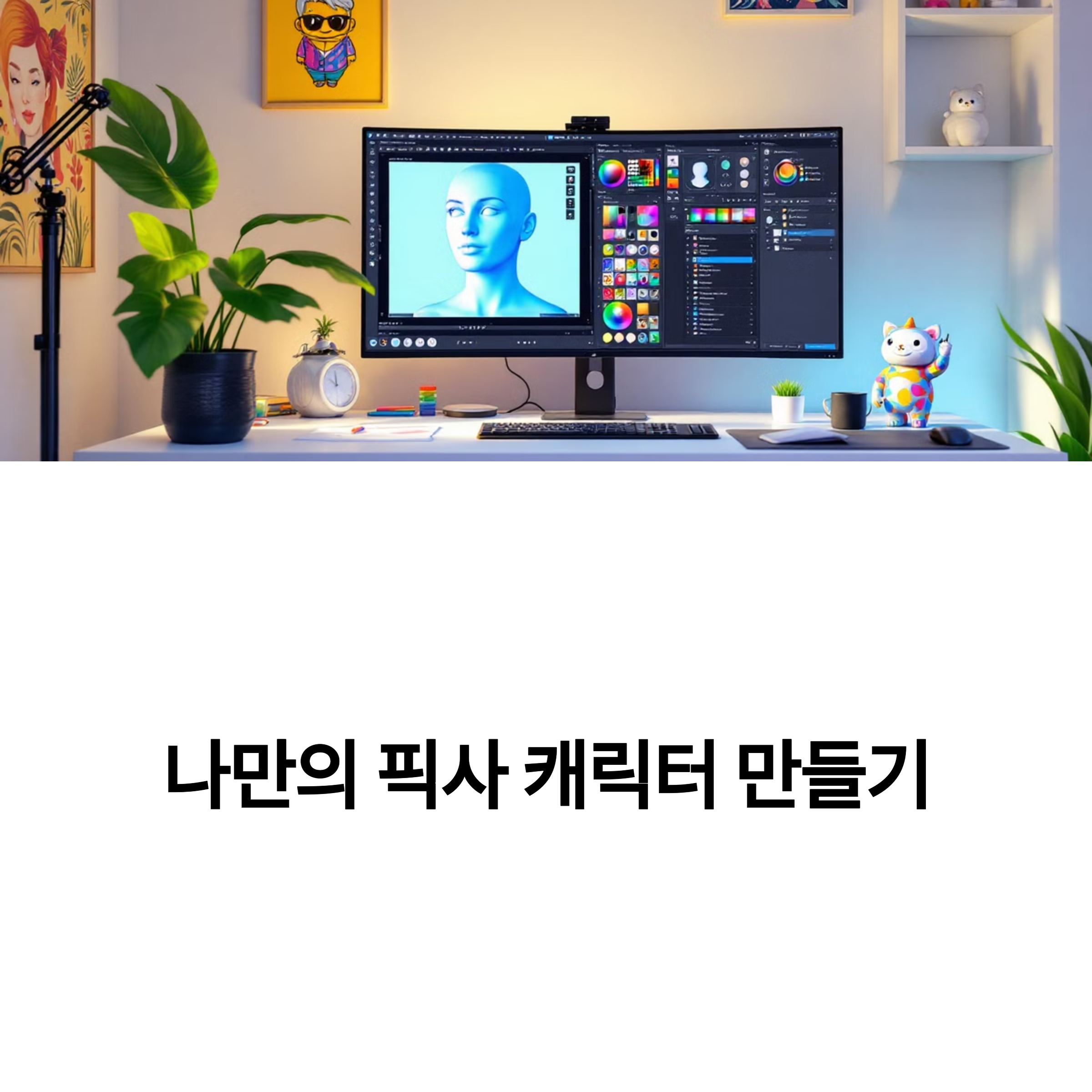 AI로 감성 폭발! 픽사풍 캐릭터 직접 만들기 튜토리얼