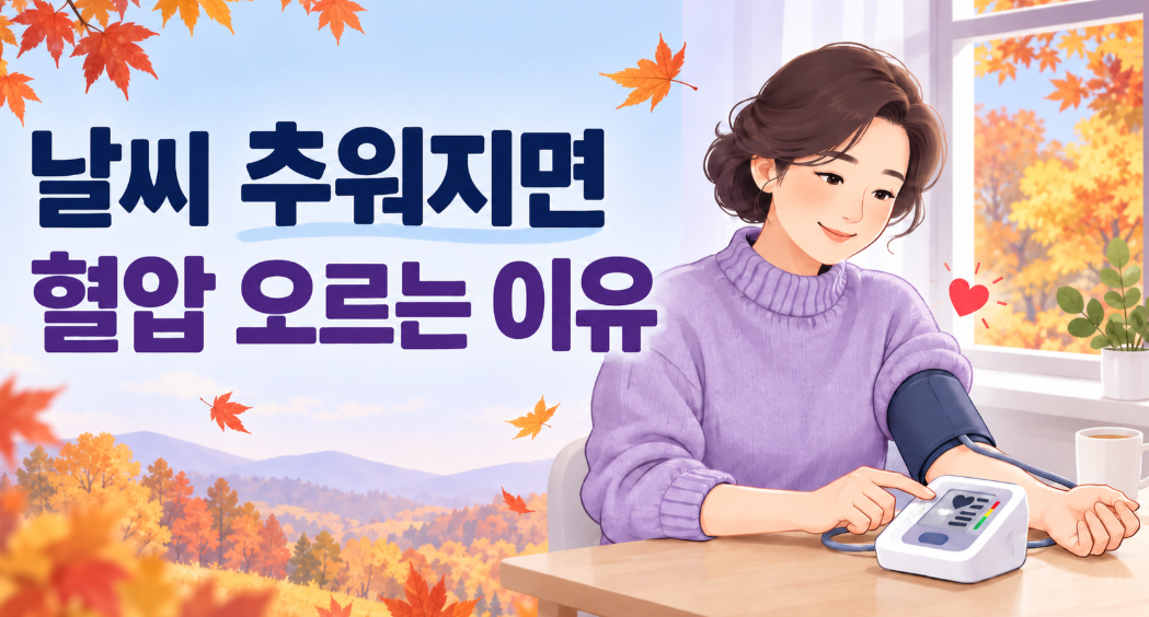 날씨 추워지면 혈압 오르는 이유, 추위에 혈관은 어떻게 반응할까?