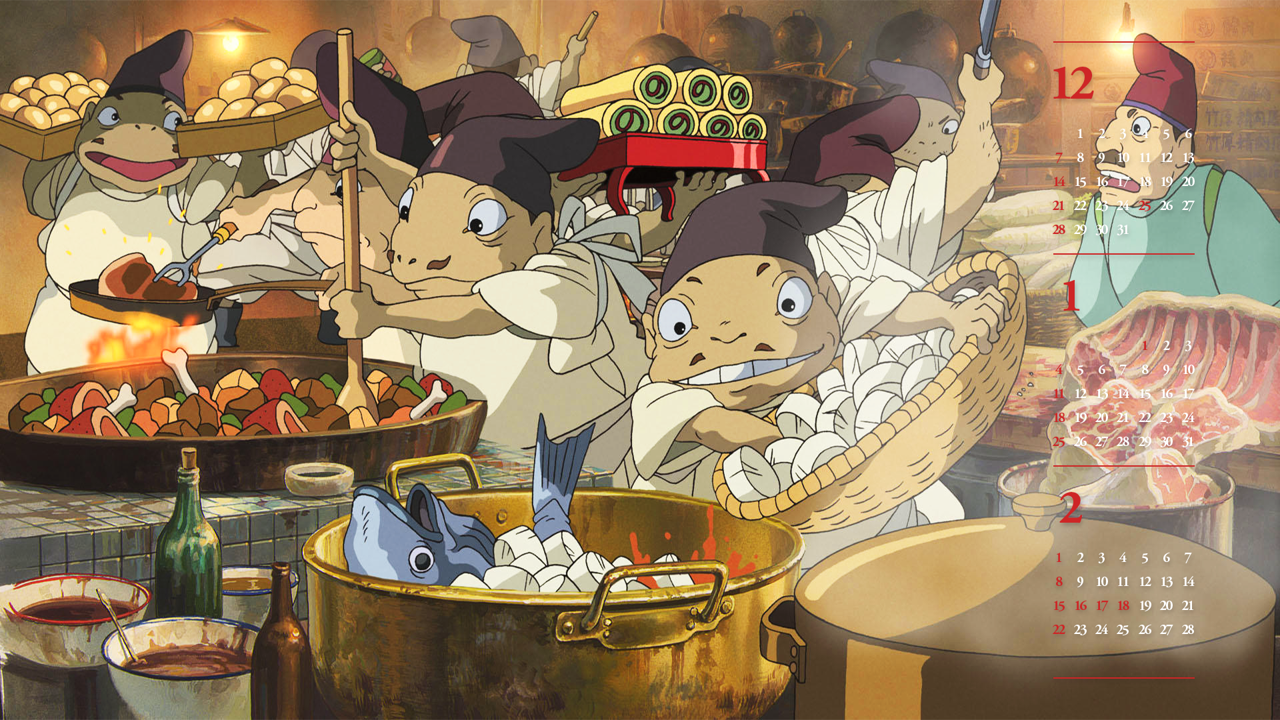 12 요리하는 일꾼들 B - 2026년1월 달력배경화면