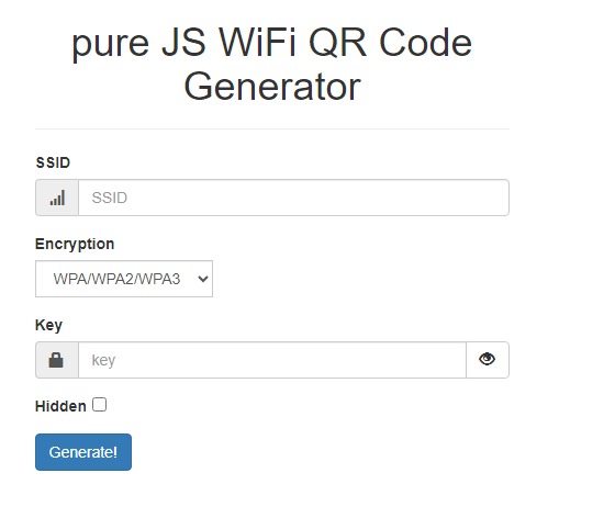 와이파이 QR(큐알)코드 안내판 만들기