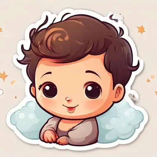 아기스티커사진
