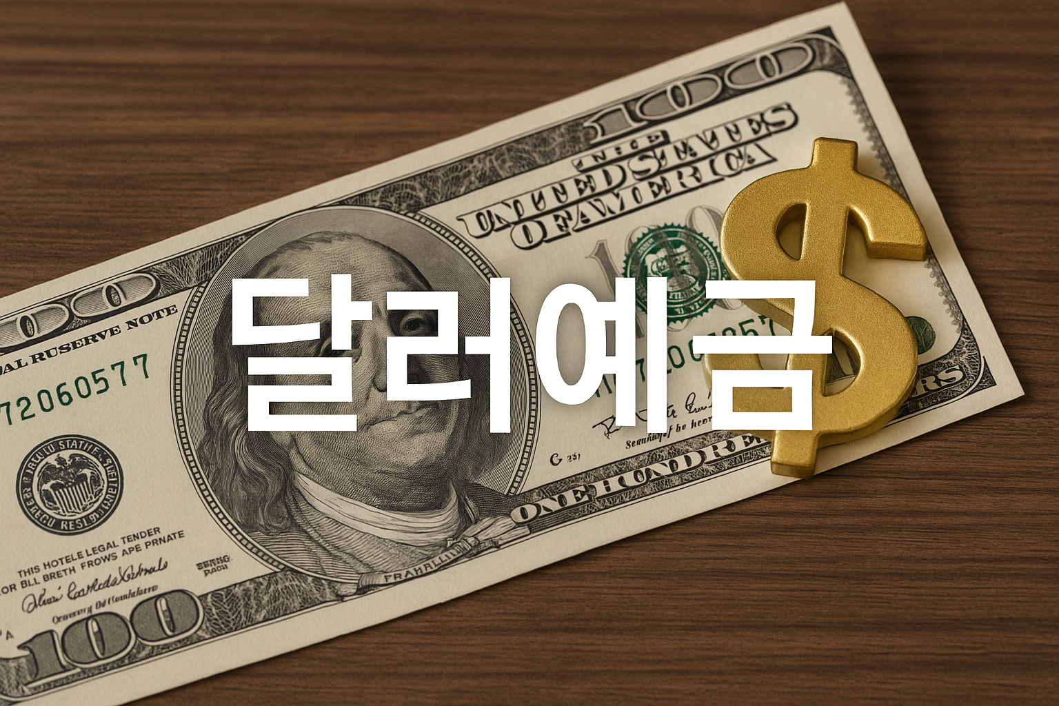 달러예금으로 외화투자 시작