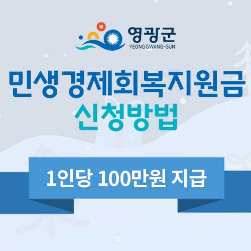 민생경제회복지원금 신청