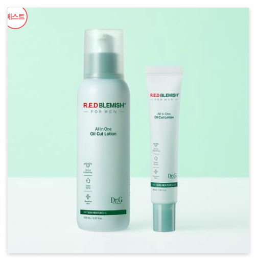 닥터지 레드 블레미쉬 포 맨 올인원 오일컷 로션